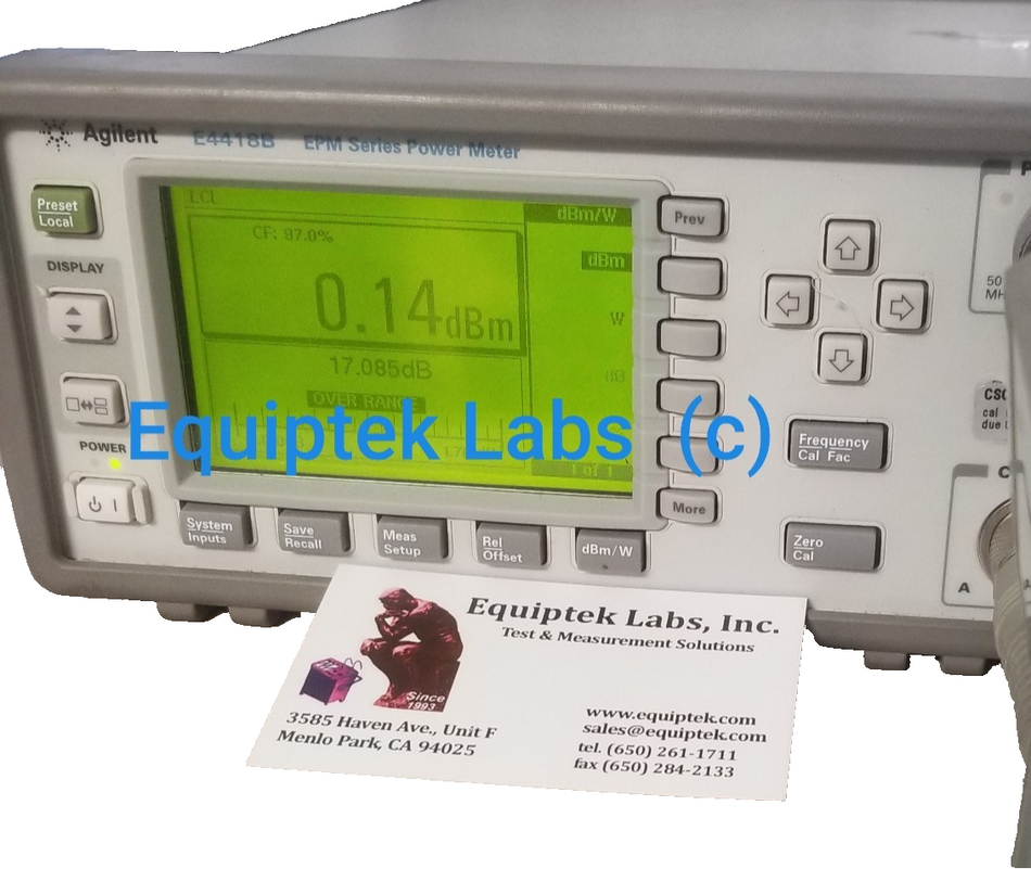 Agilent E4418B RF Power Meter