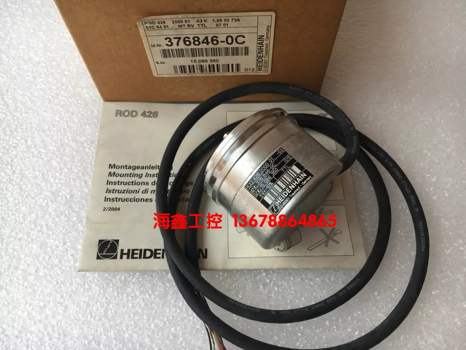 1PCS NEW ROD 426 2000 01-03 HEIDENHAIN ID:376846-0C #Q6125 ZX