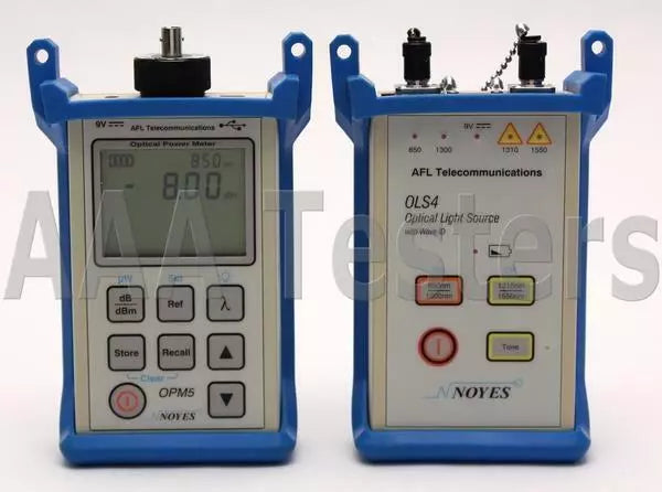 AFL Noyes SMLP5-5 SM MM Fiber Optic Loss Test Set 850/1300/1310/1550 OLS 4 OPM 5