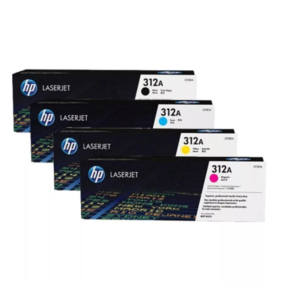 HP 312A Toner Cartridge Set for LaserJet Printers