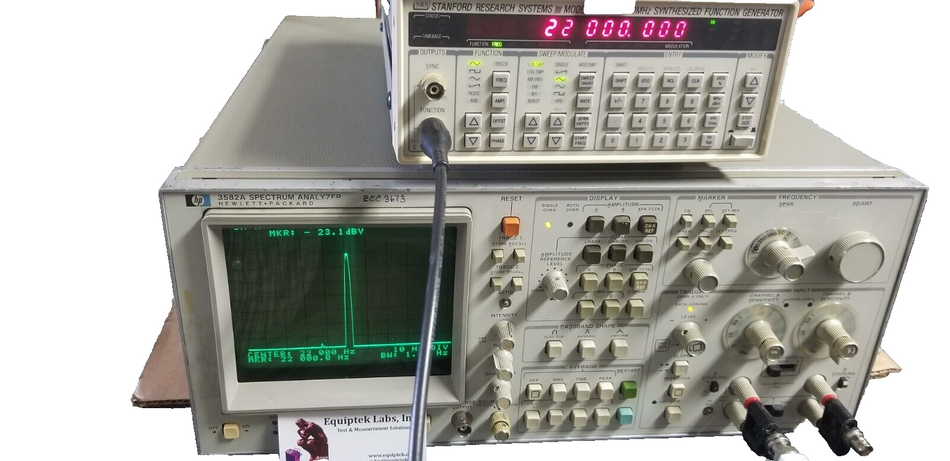 Low Frequency Spectrum Analyzer HP3582A