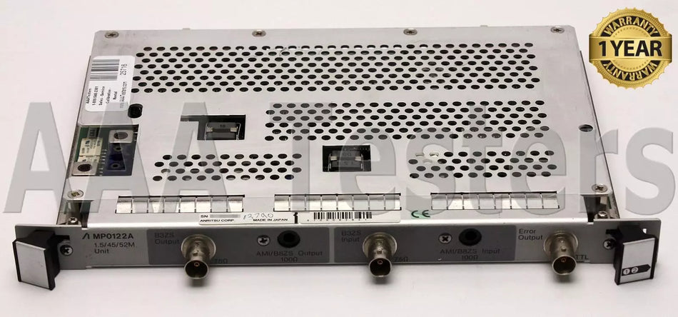 Anritsu MP0122A 1.5/45/52M Optical Test Module For MP1570A Analyzer