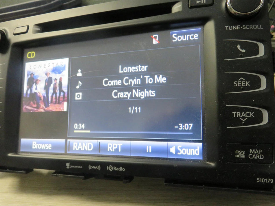 2014-2019 Toyota Highlander GPS Navigation Radio 86100-0E291  510159