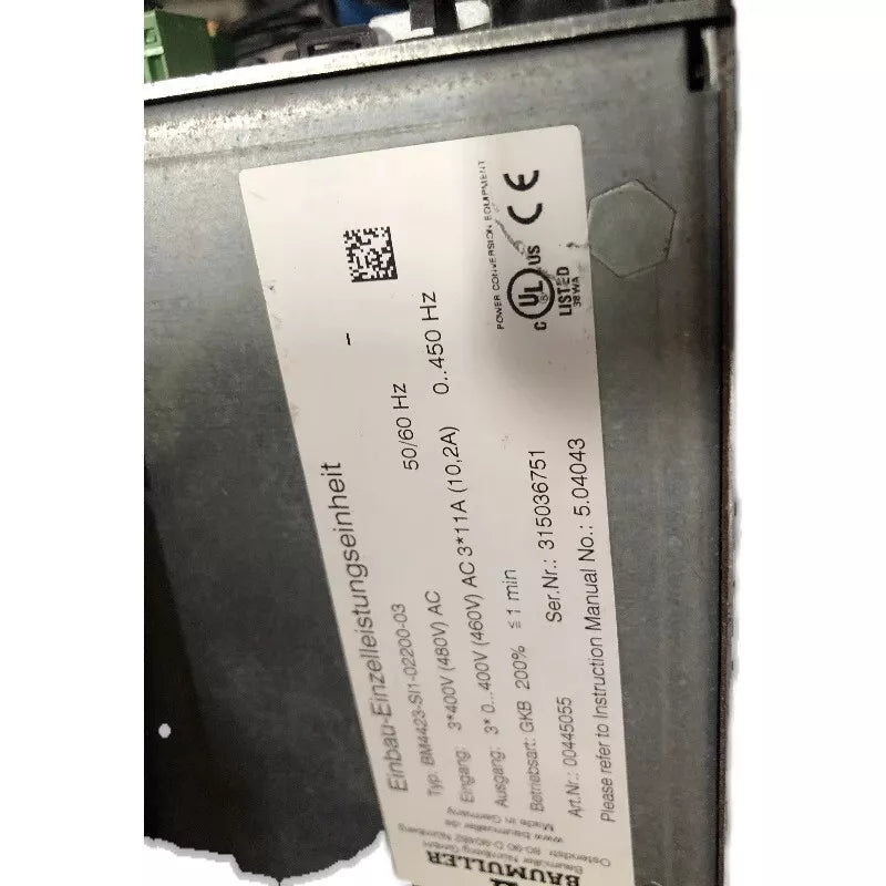 BAUMULLER BM4423-SI1-02200-03 Industrial Servo Drive