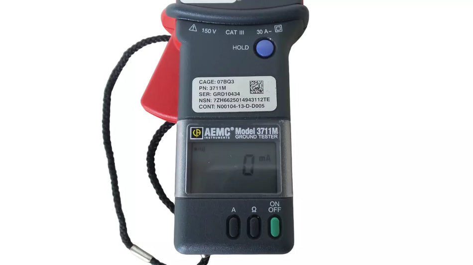AEMC 3711M Ground Tester for Accurate Ground Resistance Measurement