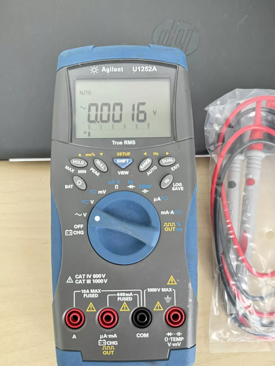 Agilent U1252A True RMS Multimeter with Leads