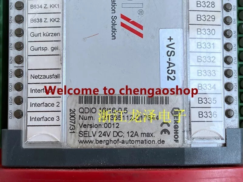1PCS USED BERGHOF QDIO 16/16-0.5 #T2630 YS