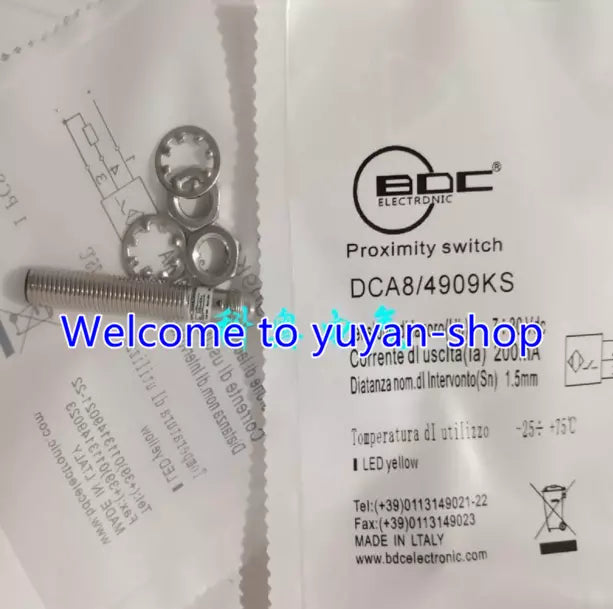 1PCS NEW FOR BDC Proximity Switch Sensor DCA8/4909KS