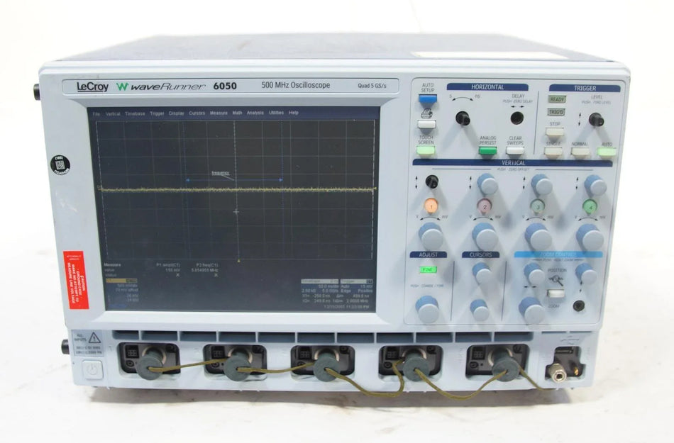 LeCroy WaveRunner 6050 4Channel 500MHz 5GS/s Oscilloscope AS-IS