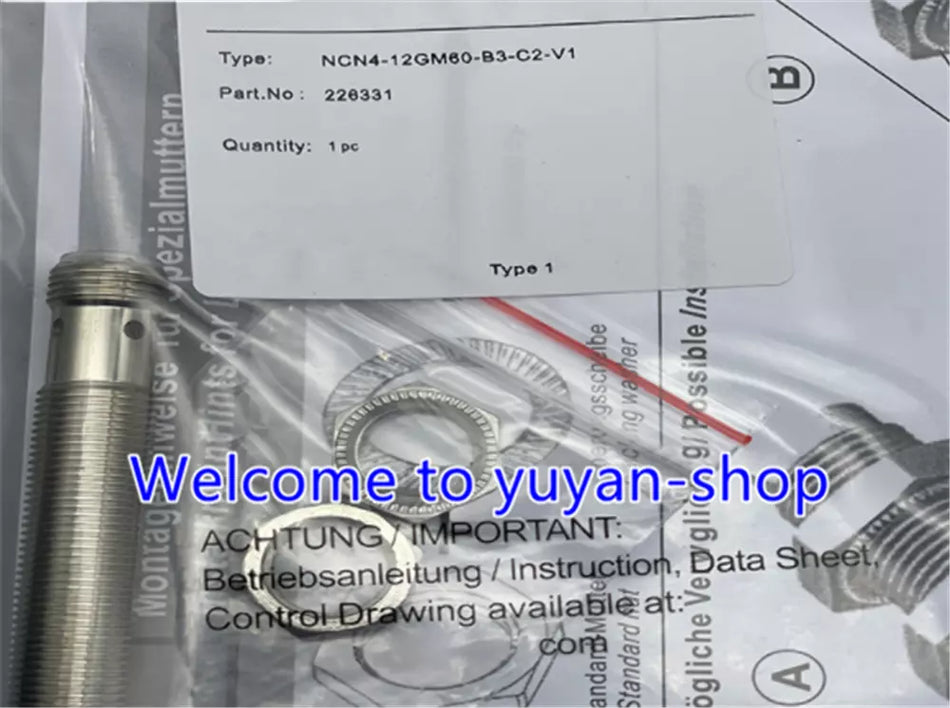 1PCS New For Pepperl+Fuchs Proximity Switch NCN4-12GM60-B3-C2-V1