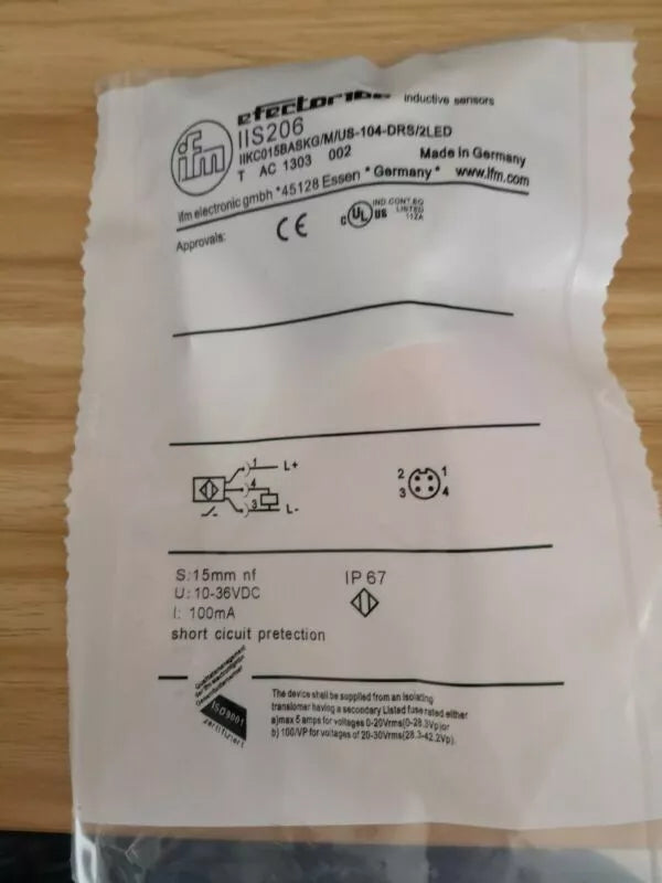 1PCS New IFM IIS206 Proximity Switch Sensor In Box Expedited Shipping