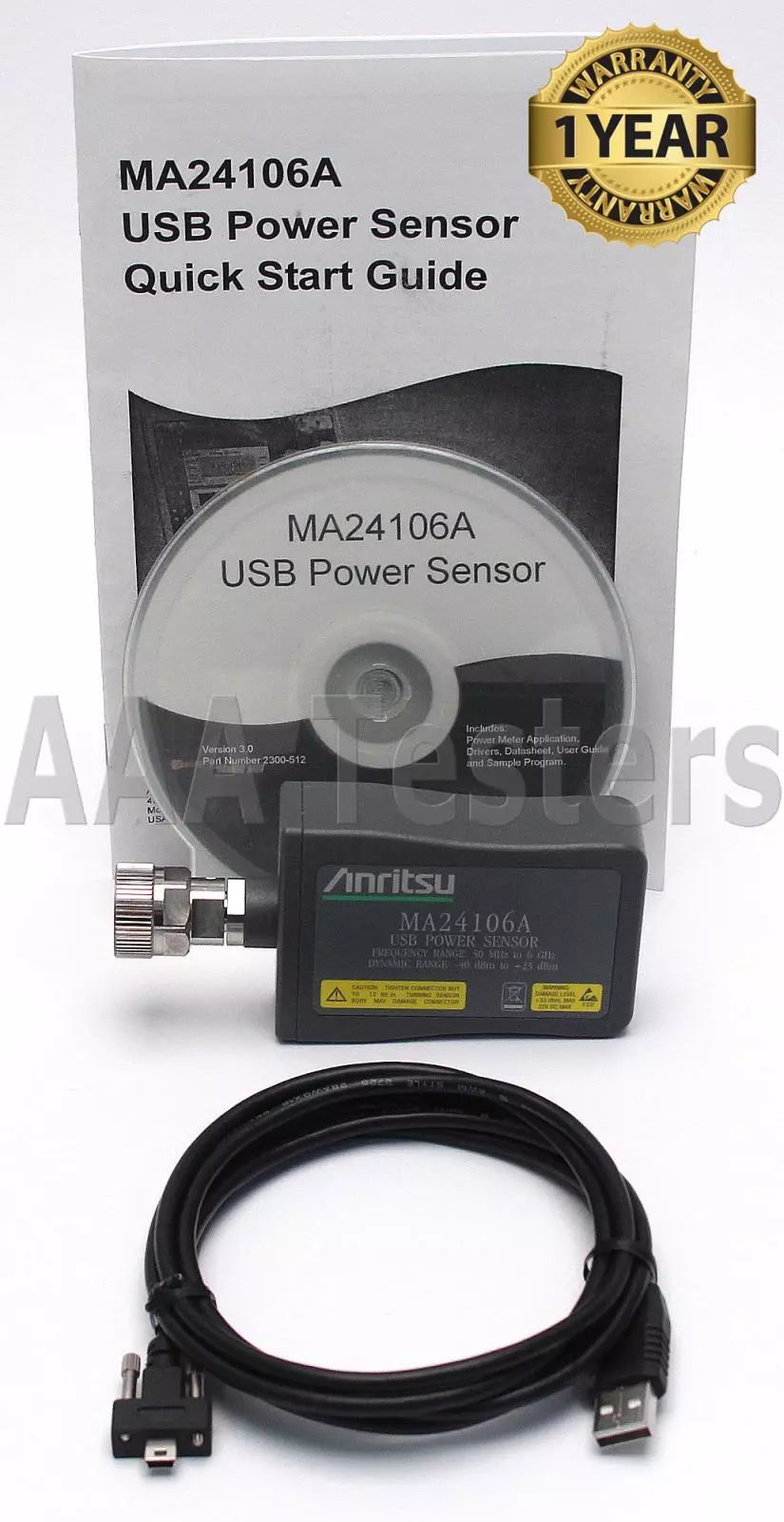 Anritsu MA24106A True RMS USB Power Sensor 50 MHz - 6 GHz