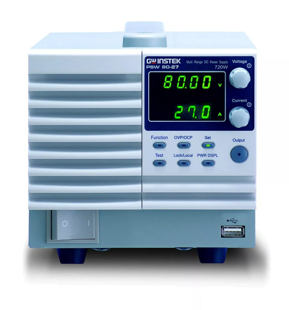 GW Instek PSW 80-27 Programmable DC AutoRange Power Supply 720W 80V 27A