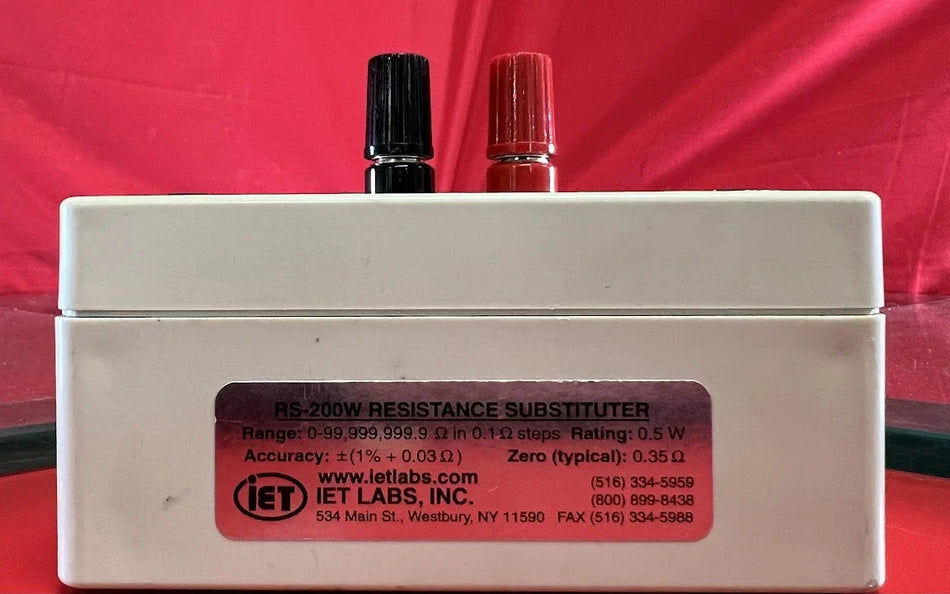 Iet Labs Inc RS-200W Resistance Substitution Box