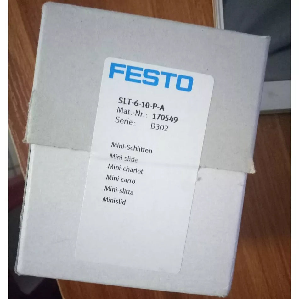 Festo SLT-6-10-P-A 170549 Pneumatic Slide