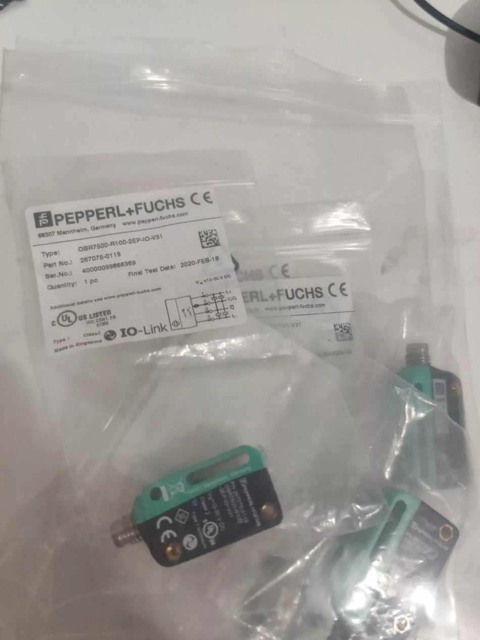 1 PC NEW OBR7500-R100-2EP-IO-V31 Sensor By DHL or Fedex#B902R CL