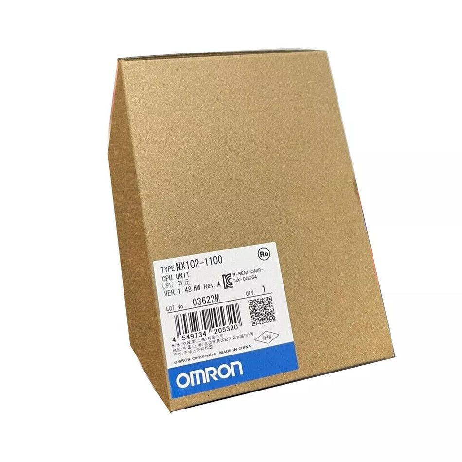 New Omron NX102-1100 PLC Control Unit | Expedited Shipping