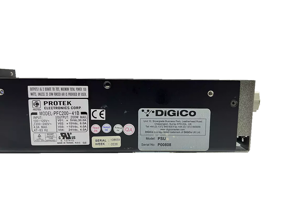 Digico G14748-B Power Supply for Digirack