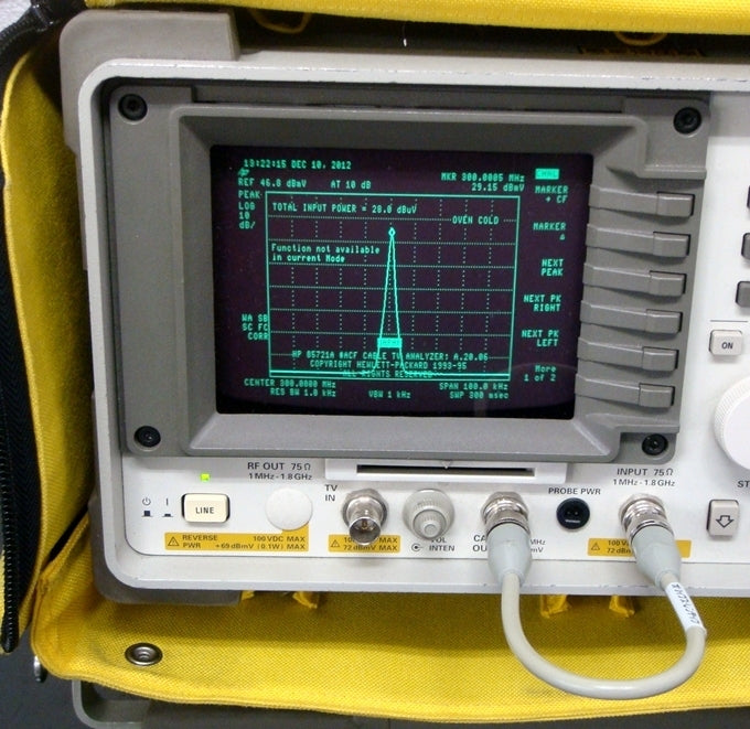 CATV Analyzer for 1MHz-1.8GHz by Agilent