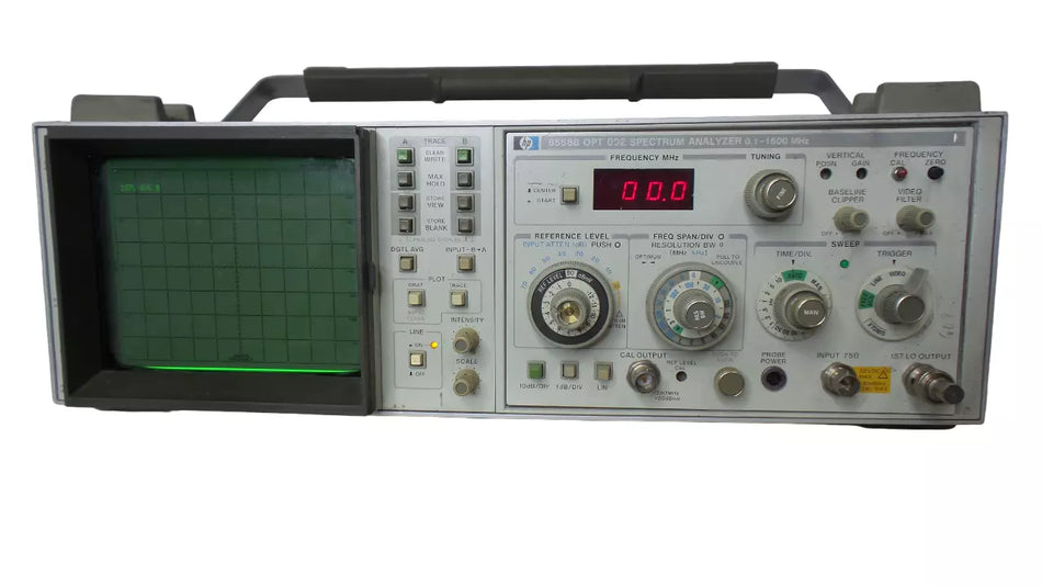 HP 853A Spectrum Analyzer with HP 8558B - High Precision Testing Device