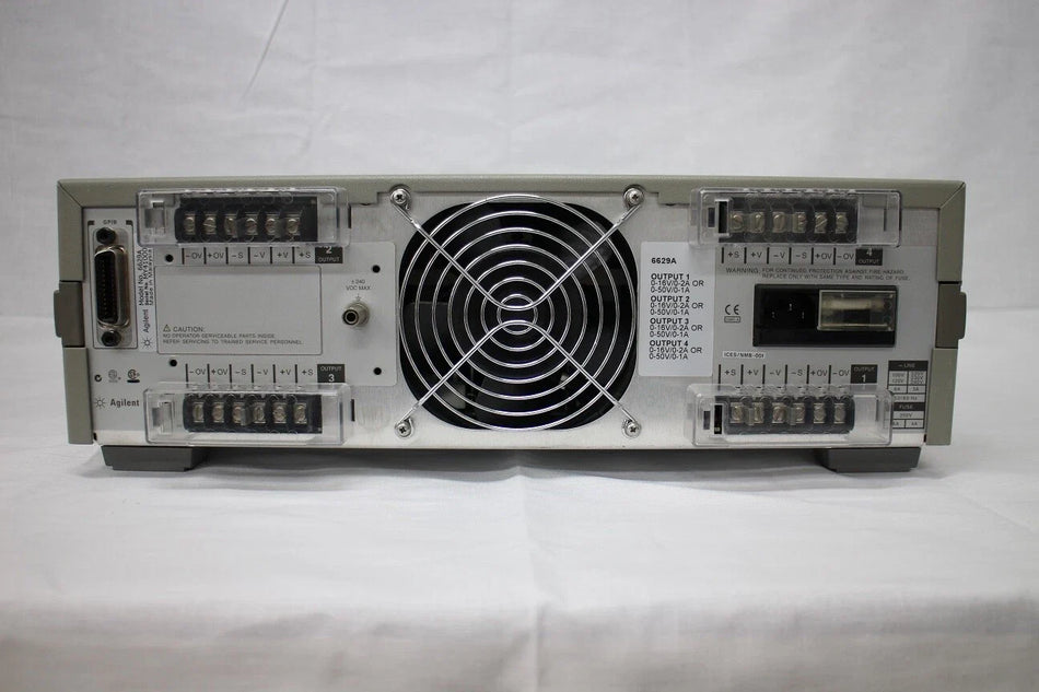 Agilent 6629A 50V 2A 4ch Precision res1mV Power Supply