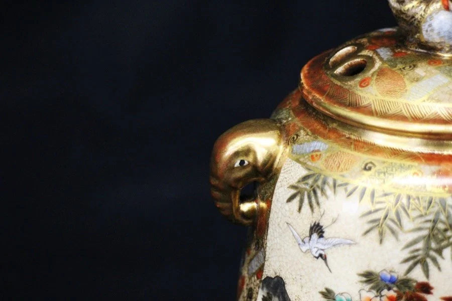 Insence burner satsuma porcelain