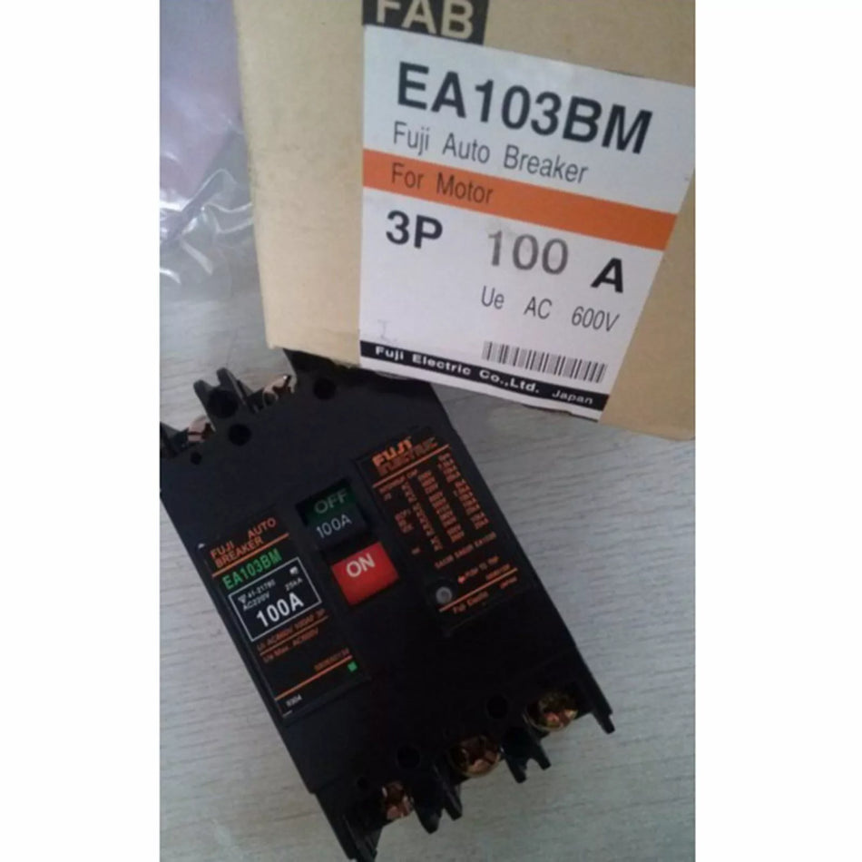 FUJI EA103BM 3P 100A Circuit Breaker in Box