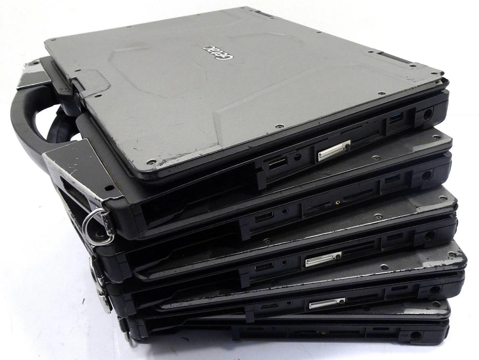 Lot 5 Getac S410 Core i5-6300U 2.40GHz No RAM No HD Laptops