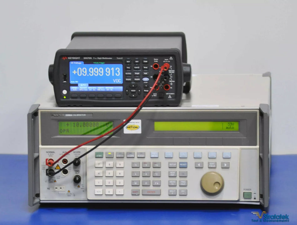 Fluke 5500A Multifunction Calibrator NIST Calibrated Multi-Product Calibrator
