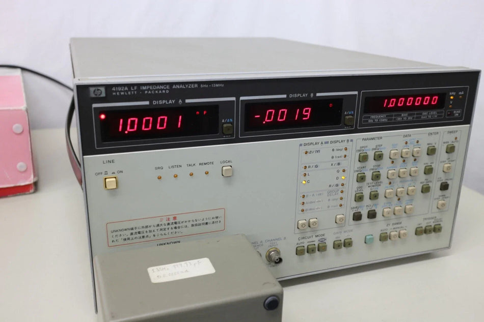 HP 4192A 13MHz LF Impedance Analyzer