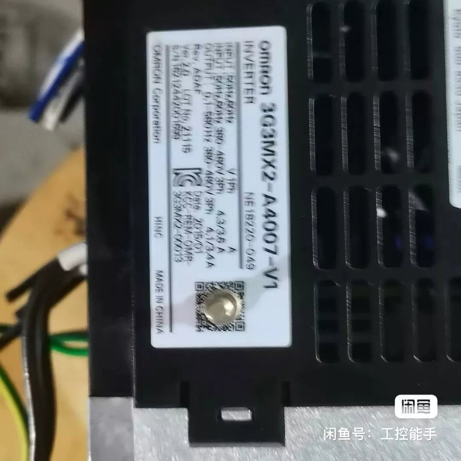 1PC USED 3G3MX2-A4007-V1 frequency converter #L5723Y LZ