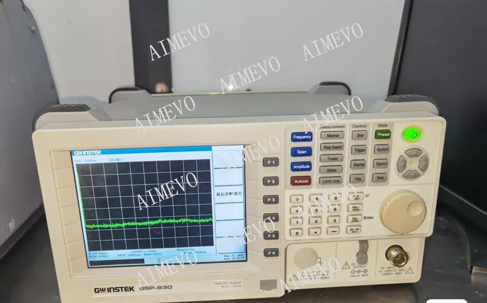 Gw Instek GSP-830 GSP830 Spectrum Analyzer 9k Hz-3G Hz