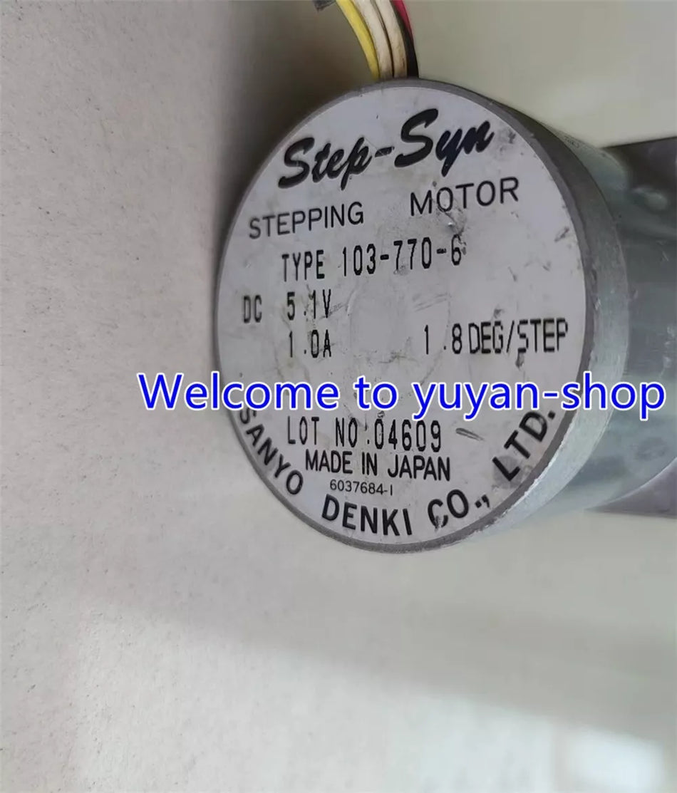 1PCS Used FOR Sanyo Denki 103-770-6 Step-Syn Stepping Motor Tested
