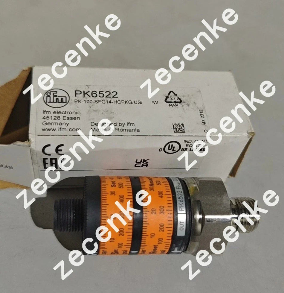 IFM PK6522 Pressure Sensor - 1pcs New