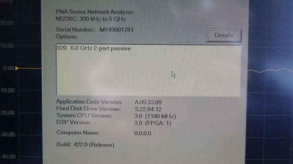 Agilent Keysight N5230C PNA-L Microwave Network Analyzer with 1781 Options