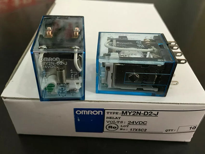 10Pcs/Box New OMRON MY2N-D2-J Relay MY2ND2J 24VDC Expedited Shipping