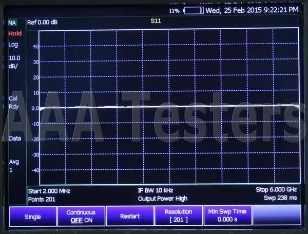 Agilent Keysight N9923A FieldFox RF Vector Network Analyzer RFVNA & Opt 106 6GHz