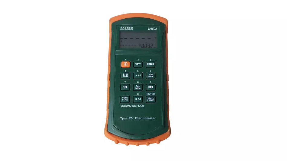 EXTECH 421502 Type K/J Thermometer for Accurate Temperature Measurement