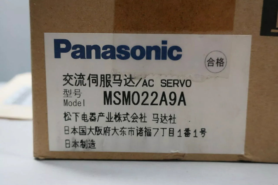 Panasonic MSM022A9A AC Servo Motor for Industrial Automation