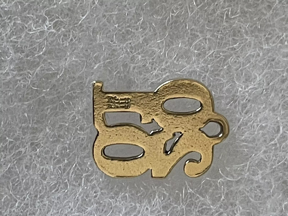 James Avery 2001 14k Gold Charm - RARE Stacked '01 Graduation Class Of