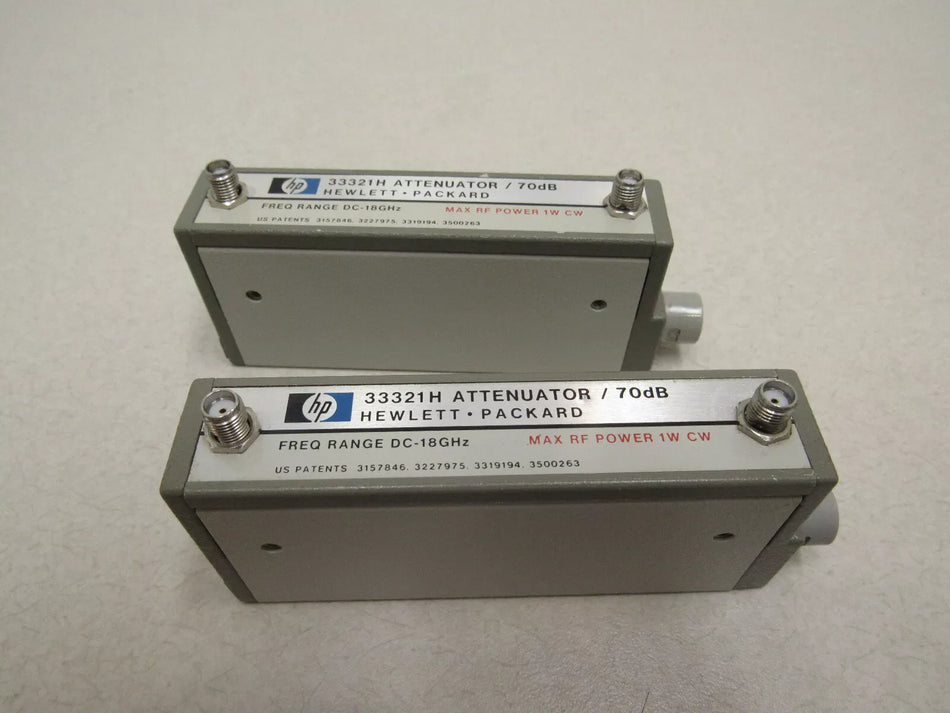HP Hewlett Packard 33321H 70 dB Programmable Step Attenuator