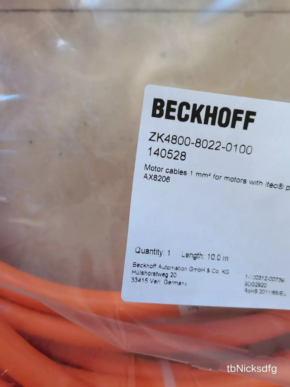 1PCS NEW BECKHOFF ZK4800-8022-0100 #N5623 YF