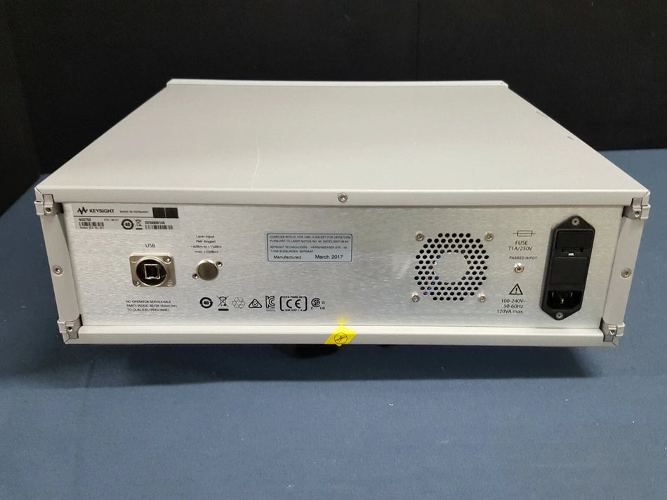 Keysight N4375D Lightwave Component Analyzer Opt. 022 101 221 Untested (0148)