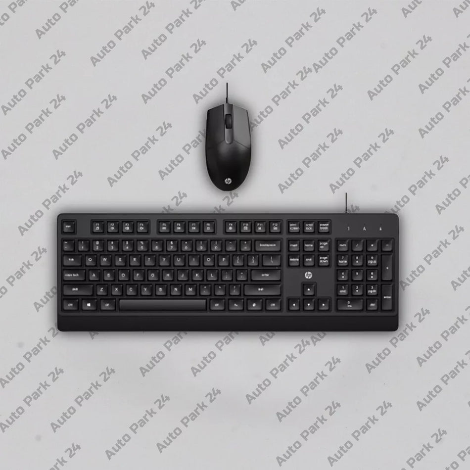 HP KM180 Wired Keyboard & Mouse Combo USB 1200 DPI Numeric Pad Durable&Reliable