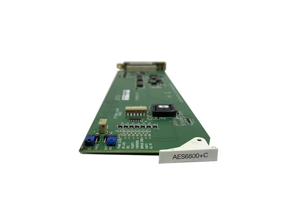 HARRIS AES6800+C AES/EBU Audio Distribution Amplifier (Balanced) SDI Back Panel