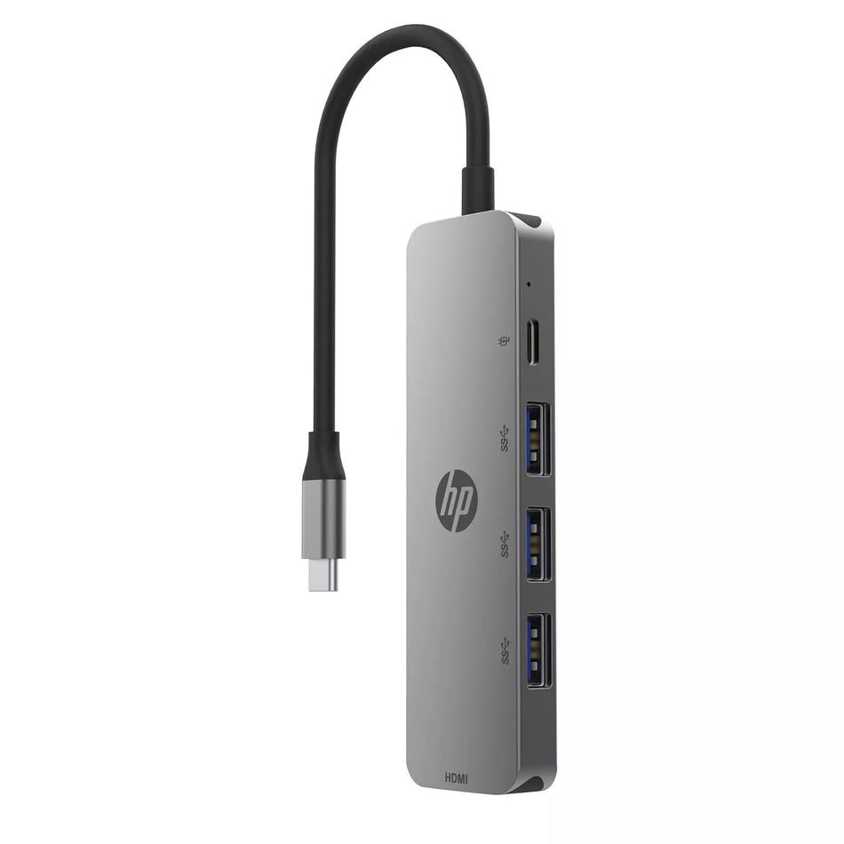 HP USB-C 5-in-1 Hub High-Speed Multiport Adapter for Laptop & MacBook