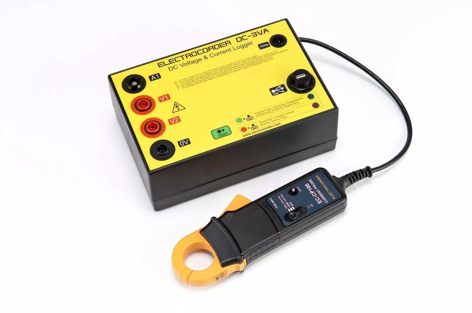 Acksen Electrocorder DC-3VA DC Energy Data Logger 10A, 100A IP65