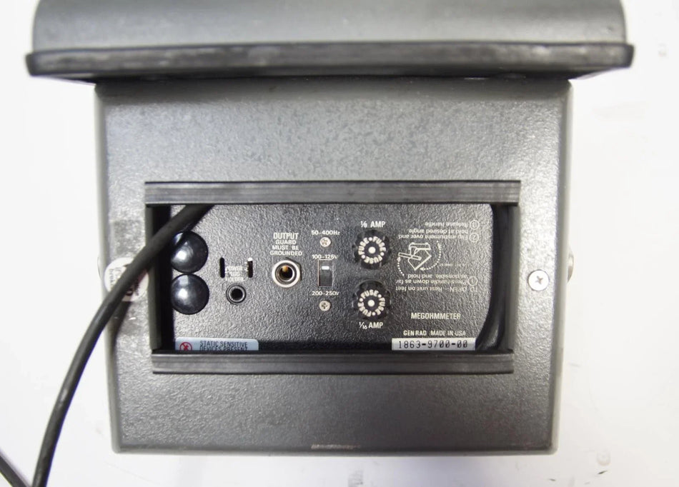 General Radio / GENRAD 1863 Megohmeter, 50 kΩ to 20 TΩ