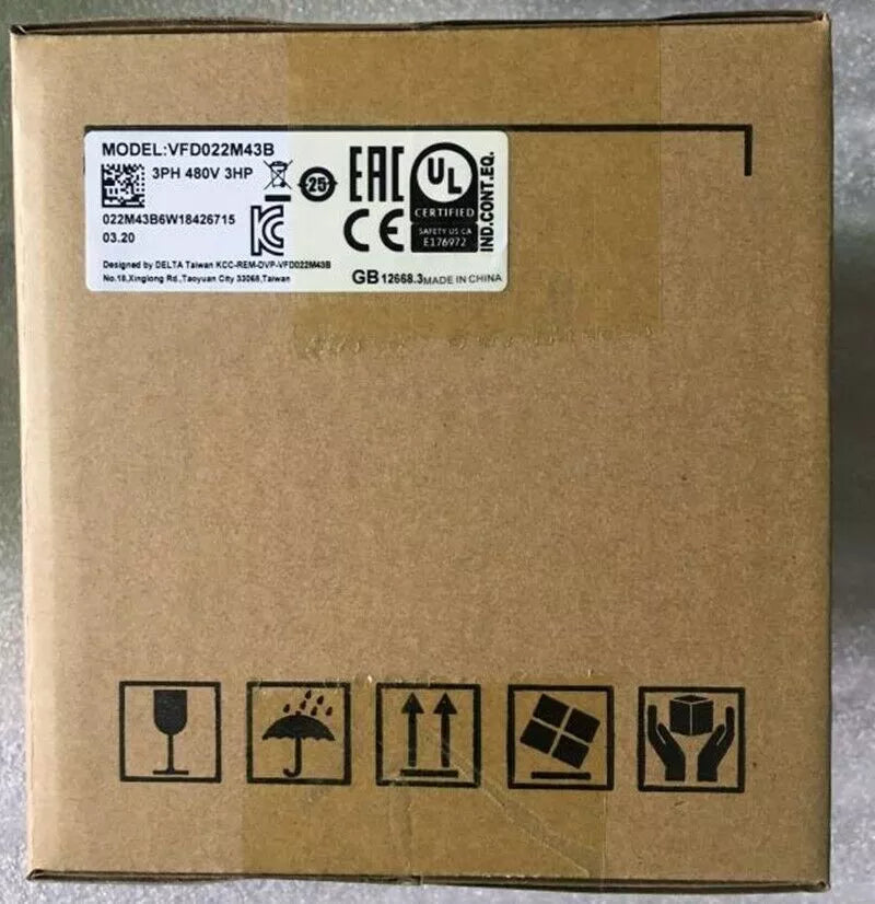 1PC New Delta VFD022M43B VFD 022M43B Inverter 380V 2.2KW