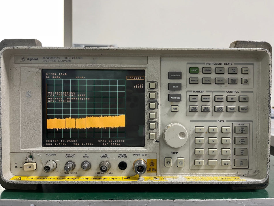 Agilent 8563EC Spectrum Analyzer 9KHz-26.5GHz